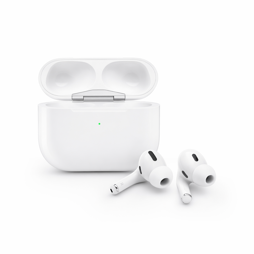 AI-generated product photography of Apple AirPods Pro 2nd generation